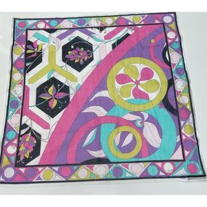 Emilio Pucci firenze 100% cotton scarf bandanna